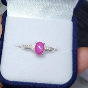 zafiro estrella rosa