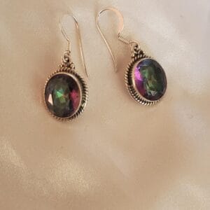 aretes de topacio